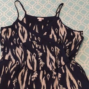 Navy Blue "Xhilaration" Romper